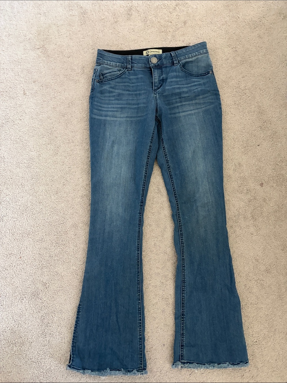 Democracy Women's Wide Leg Jeans in Medium Blue Wash